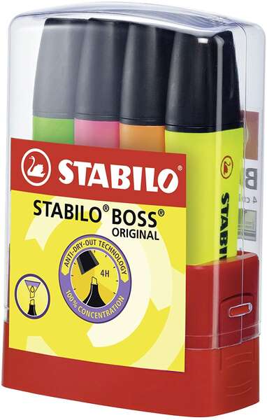 Subrayadores Stabilo Boss colores surtidos - Estuche de 15 en