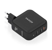 Aisens Cargador GAN 140W - 2xUSB-C PD3.1 QC4.0 - 1xUSB-A QC3.0