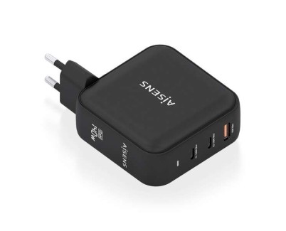 Aisens Cargador GAN 140W - 2xUSB-C PD3.1 QC4.0 - 1xUSB-A QC3.0