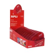 APLI 11328 - Cinta Adhesiva Transparente (19 mm x 33 m) : :  Oficina y papelería