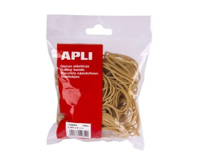 Apli Gomas Elasticas Ø 60 x 2 mm - Alta Calidad - Bolsa con 100g