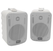 Approx Altavoces Autoamplificados 30W - Rejilla Metalica - 2x RCA, 1x Line - Incluye Soporte de Pared