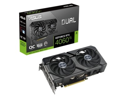 Asus Dual GeForce RTX 4060 Ti EVO OC Edition Tarjeta Grafica 16GB GDDR6 DLSS3