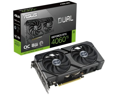 Asus Dual GeForce RTX 4060 Ti EVO OC Edition Tarjeta Grafica 8GB GDDR6 DLSS3