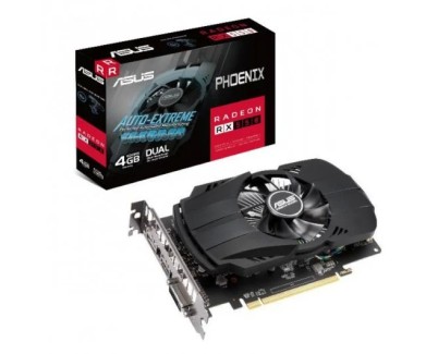 Asus Phoenix Radeon RX 550 Tarjeta Grafica 4GB GDDR5 EVO AMD - PCIe 3.0, HDMI, DVI-D, DisplayPort