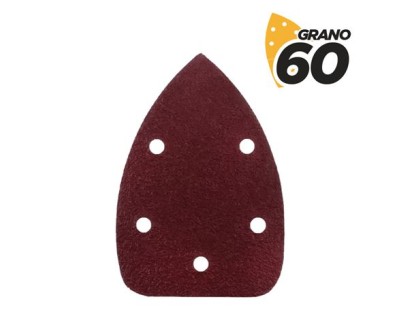 Blim Pack de 10 Lijas con Velcro para Lijadora BL0124 - Grano 60 - Formato Triangular