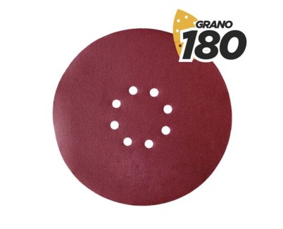 Blim Pack de 5 Lijas con Velcro para Lijadora BL0223 - Grano 180 - Formato Circular