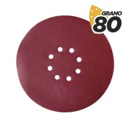 Blim Pack de 5 Lijas con Velcro para Lijadora BL0223 - Grano 80 - Formato Circular