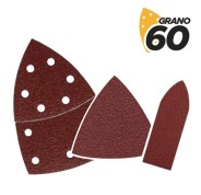 Blim Pack de 9 Lijas con Velcro para Lijadora BL0137 - Grano 60 - 3 Formatos