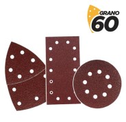 Blim Pack de 9 Lijas con Velcro para Lijadora BL0151 - Grano 60 - 3 Formatos