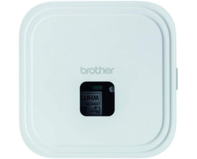 Brother PT-P910BT Cube Rotuladora Electronica Portatil Bluetooth - Ancho Max. 36mm - Bateria Recargable - Color Blanco