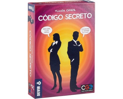 Codigo Secreto Juego de Cartas - Tematica Detectivesca - De 2 a 8 Jugadores - A partir de 8 Años - Duracion 15min. aprox.