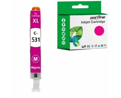 Compatible Canon CLI-531M / CLI531 Magenta Cartucho de Tinta 6120C001 para Canon Pixma TS8750 / TS8751