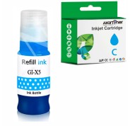 Compatible Canon GI-55C / GI55 Cyan Botella de Tinta Pigmentada 6289C001 para Canon Maxify GX1050 / GX2050