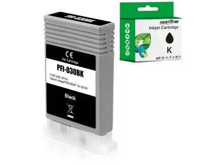 Compatible Canon PFI030 / 3489C001 Negro Cartucho de Tinta para Canon imagePROGRAF TA-20 / TA-20 MFP L24 ei / TA-30