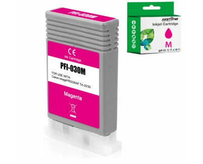 Compatible Canon PFI030 / 3491C001 Magenta Cartucho de Tinta para Canon imagePROGRAF TA-20 / TA-20 MFP L24 ei / TA-30