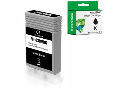 Compatible Canon PFI030 / 3488C001 Negro Mate Cartucho de Tinta para Canon imagePROGRAF TA-20 / TA-20 MFP L24 ei / TA-30