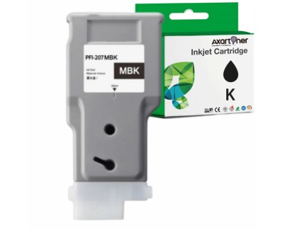 Compatible Canon PFI207 Negro Mate Cartucho de Tinta Pigmentada PFI-207MBK / 8788B001 para Canon imagePROGRAF IPF 680 / 685 / 780 / 785