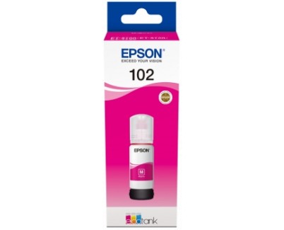 Original Epson 102 Magenta - Botella de Tinta C13T03R340