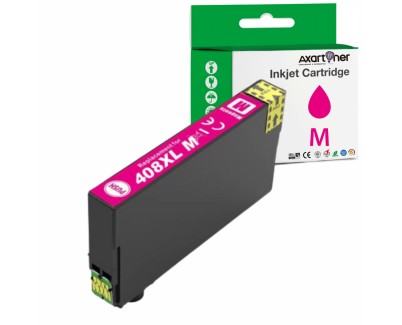 Compatible Epson 408 / 408L XL Magenta Cartucho de Tinta C13T09K34010 para Epson Workforce Pro WF-C4810DTWF