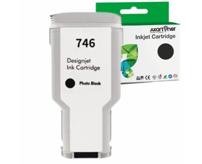 Compatible HP 746 / P2V82A Negro Photo Cartucho de Tinta para HP HP DesignJet Z6 / Z9