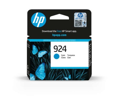 Original HP 924 Cyan Cartucho de Tinta 4K0U3NE para HP Officejet Pro 8122e / 8124e / 8125e / 8132e / 8134e / 8135e