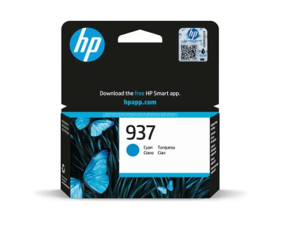 Original HP 937 Cyan Cartucho de Tinta 4S6W2NE