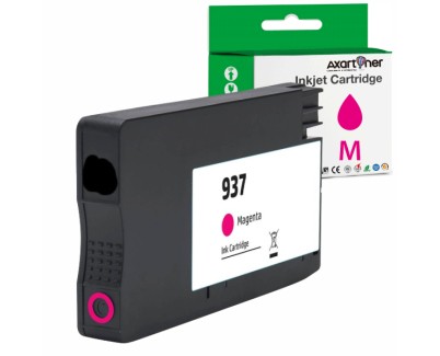 Compatible HP 937 Magenta Cartucho de Tinta 4S6W3NE para HP OfficeJet Pro 9110 / 9117 / 9120 / 9122 / 9123 / 9125 / 9128 / 9130 / 9132 / 9133 / 9135 / 9720 / 9730