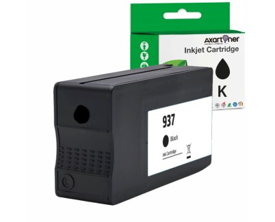 Compatible HP 937 Negro Cartucho de Tinta 4S6W5NE para HP OfficeJet Pro 9110 / 9117 / 9120 / 9122 / 9123 / 9125 / 9128 / 9130 / 9132 / 9133 / 9135 / 9720 / 9730