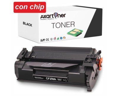 Compatible HP CF259A / 59A - CON CHIP ACTUALIZADO - Negro Cartucho de Toner para HP LaserJet Pro M304, M404, MFP M428