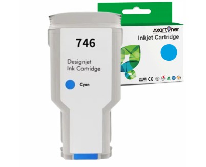 Compatible HP 746 / P2V80A Cyan Cartucho de Tinta para HP HP DesignJet Z6 / Z9