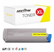 Compatible OKI C833 / C843 Amarillo Cartucho de Toner 46443101