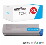 Compatible OKI C833 / C843 Cyan Cartucho de Toner 46443103