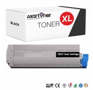 Compatible OKI C833 / C843 Negro Cartucho de Toner 46443104