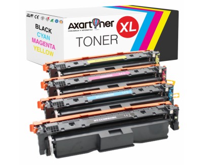 Compatible Pack x4 Canon 069H Cartuchos de Toner para I-Sensys LBP673Cdw / MF752Cdw / MF754Cdw