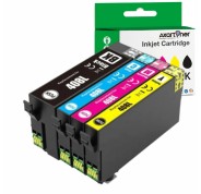 Compatible Pack x4 Epson 408 / 408L XL Cartuchos de Tinta Epson Workforce Pro WF-C4810DTWF