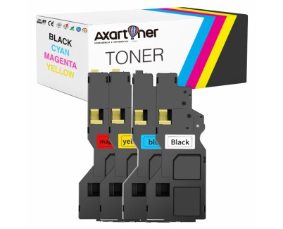 Compatible Pack x4 Konica Minolta Bizhub C3100i Cartuchos de Toner TNP93K / TNP93C / TNP93M / TNP93Y