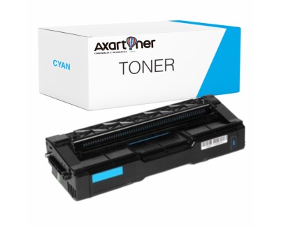 Compatible Ricoh MC250 / PC300 / PC301 / PC302 Cyan Cartucho de Toner 408341 / MC250HC / 408353 / MC250C