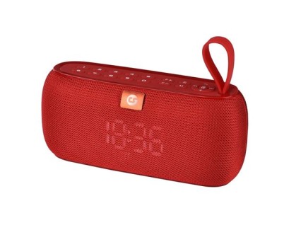 Coolsound Clock Altavoz Bluetooth 10W - Funcion Reloj - Autonomia hasta 4h - USB, MicroSD - Manos Libres - Resistencia al Agua IPX4