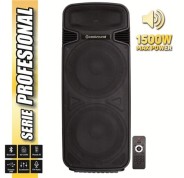 Coolsound Pro 500 Altavoz Autoamplificado Bluetooth 1500W 2x15\" 450W RMS - USB, SD, Entrada Mic. Jack 6.3mm - Mando a Distancia