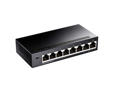 Cudy GS108 Switch 8 Puertos Gigabit Adaptables 10/100/1000 Mbps