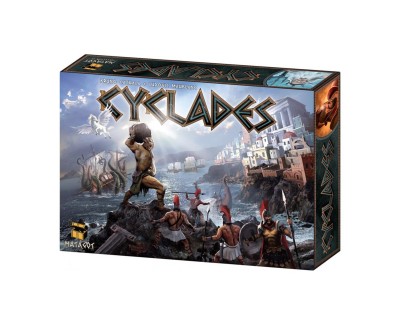 Cyclades Juego de Tablero - Tematica Historia - De 2 a 5 Jugadores - A partir de 14 Años - Duracion 90min. aprox.