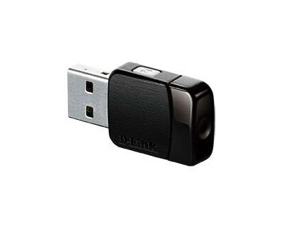 D-Link Adaptador USB WiFi Inalambrico AC600 - Hasta 433Mbps - MU-MIMO - WPS