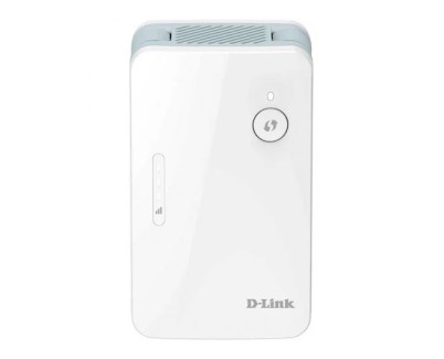 D-Link E15 Repetidor Inalambrico de Pared WiFi 6 AX1500 Dual Band - Compatibilidad con Mesh - Velocidad hasta 1200Mbps - Puerto RJ45 - 2 Antenas Externas - Boton WPS