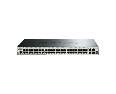 D-Link Switch Semigestionable 48 Puertos Gigabit + 2 Puertos Giga Combo + 4 Puertos 10G SFP+