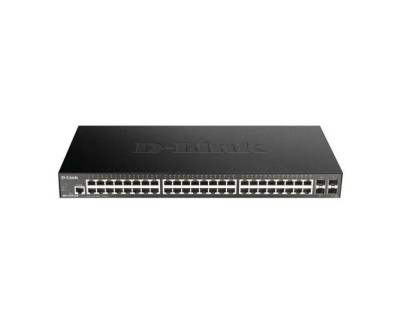 D-Link Switch Semigestionable 48 Puertos Gigabit + 4 Puertos SFP 10G