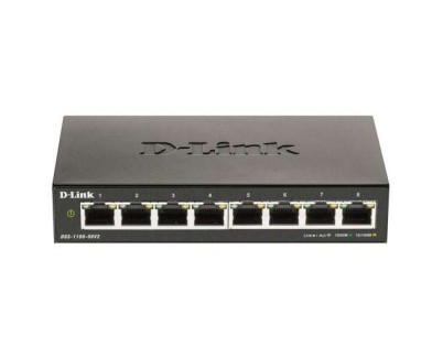 D-Link Switch Smart 8 Puertos Gigabit 10/100/1000 Mbps