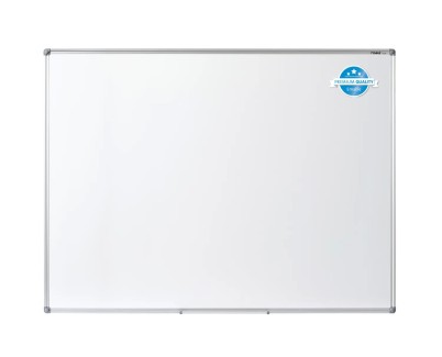 Dahle Professional Board Pizarra Blanca Esmaltada Magnetica 900x1200mm - Marco de Aluminio - Bandeja para Rotuladores