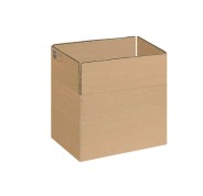 Dohe Cajas de Embalaje de 4 Solapas - Medidas 355x265x270mm - Carton de Canal 3mm - Resistente y Duradero - Ideal para Envios y Almacenamiento