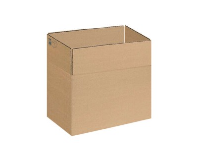 Dohe Cajas de Embalaje de 4 Solapas - Medidas 400x290x220mm - Carton de Canal 3mm - Resistente y Duradero - Ideal para Envios y Almacenamiento